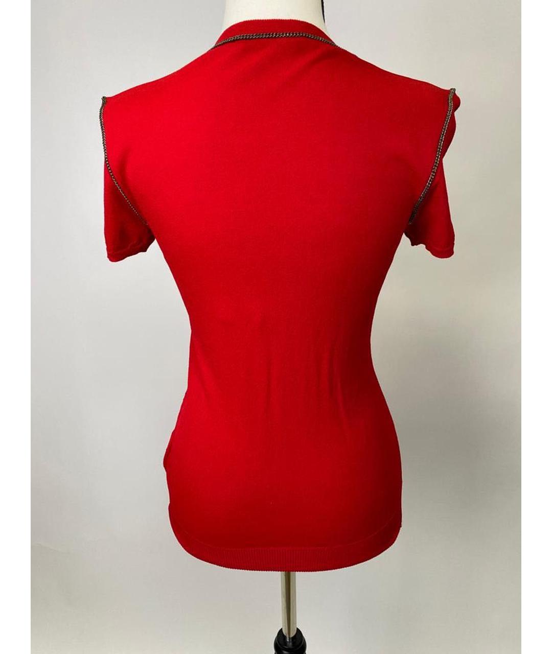 DSQUARED2 Красный вискозный джемпер / свитер, фото 2