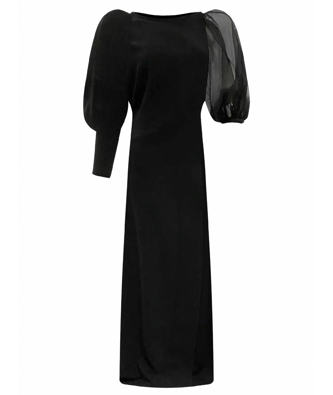 GIVENCHY Черное шелковое вечернее платье, фото 1
