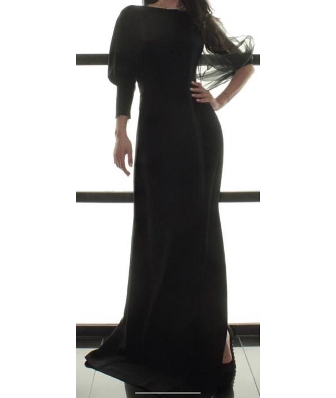 GIVENCHY Черное шелковое вечернее платье, фото 3