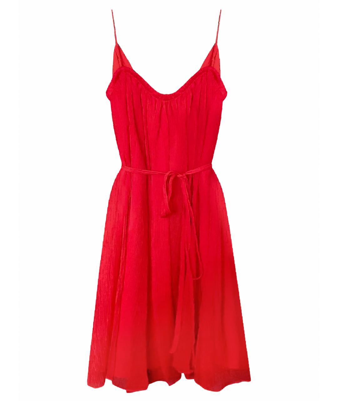 CAMILLA AND MARC Красное креповое коктейльное платье, фото 1