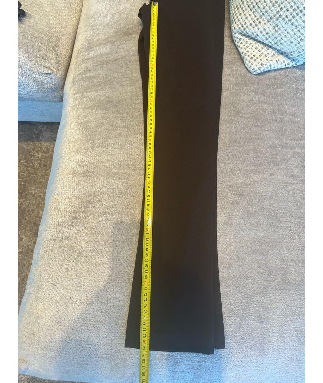 RALPH LAUREN Коричневые вискозные брюки узкие, фото 4