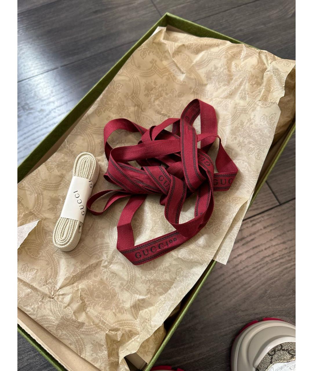 GUCCI Мульти текстильные кроссовки, фото 7