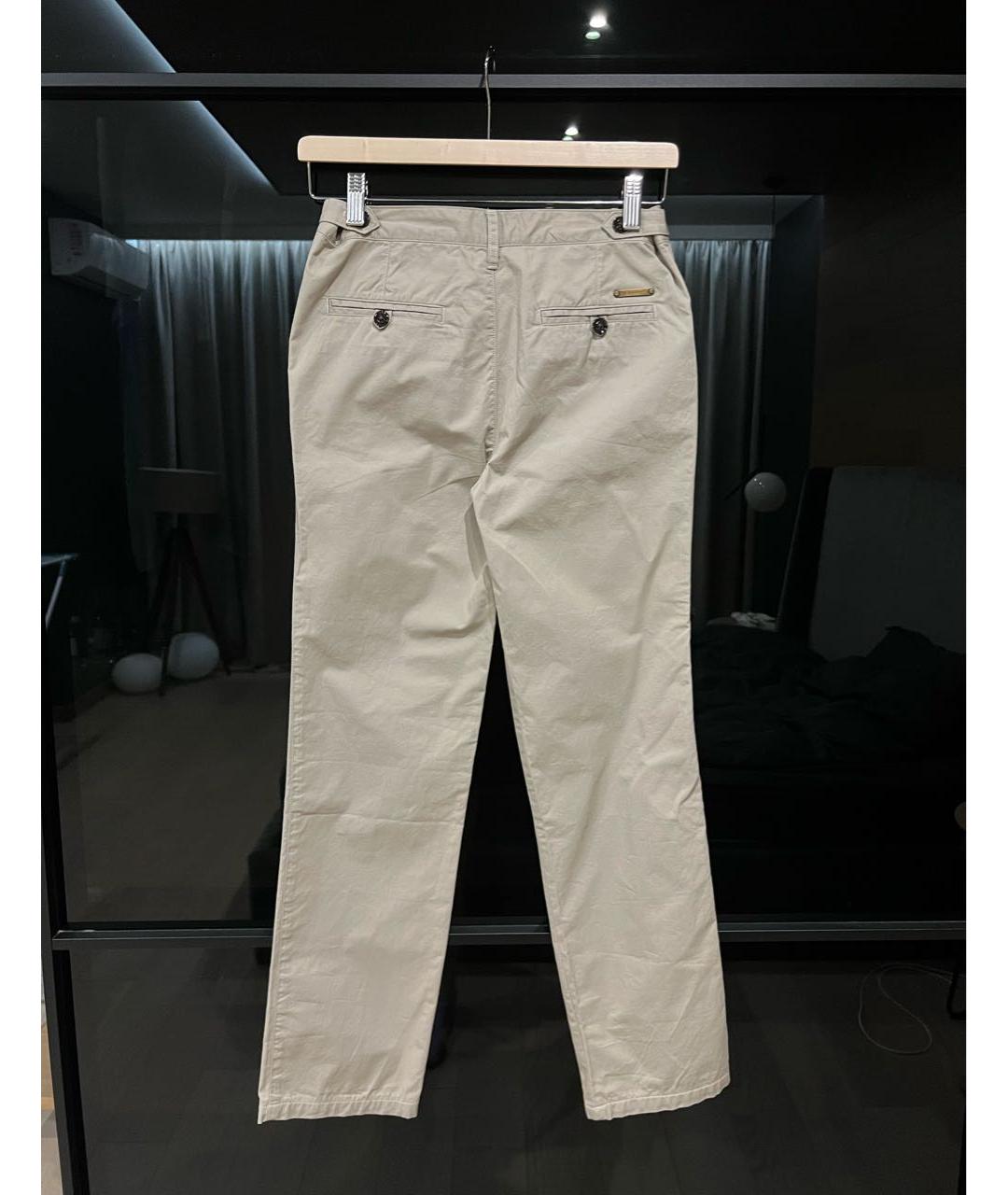 BURBERRY Бежевые брюки и шорты, фото 2