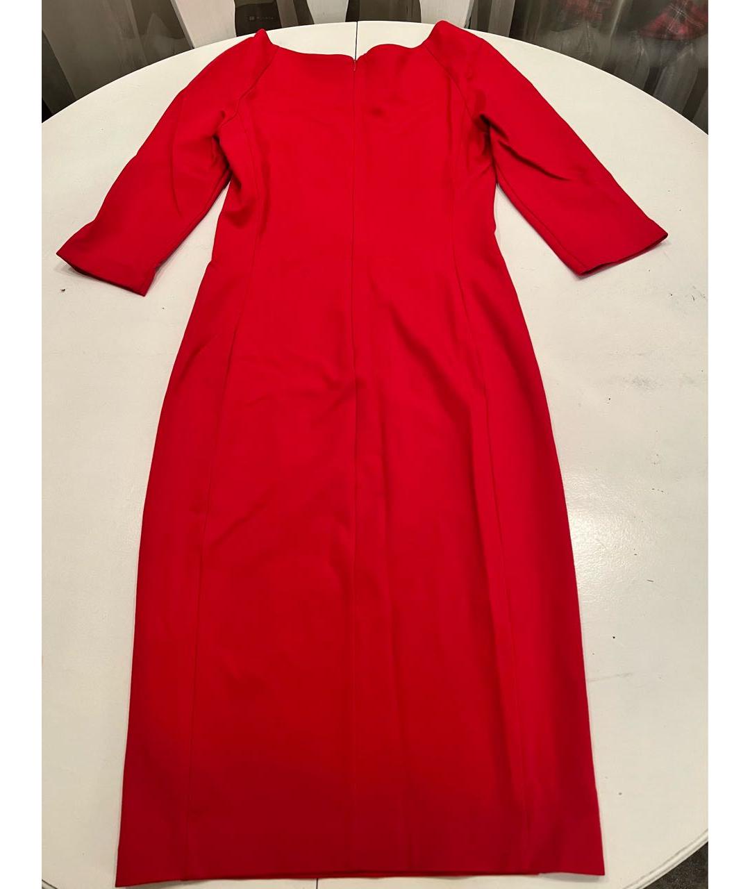 P.A.R.O.S.H. Красное хлопко-эластановое повседневное платье, фото 2