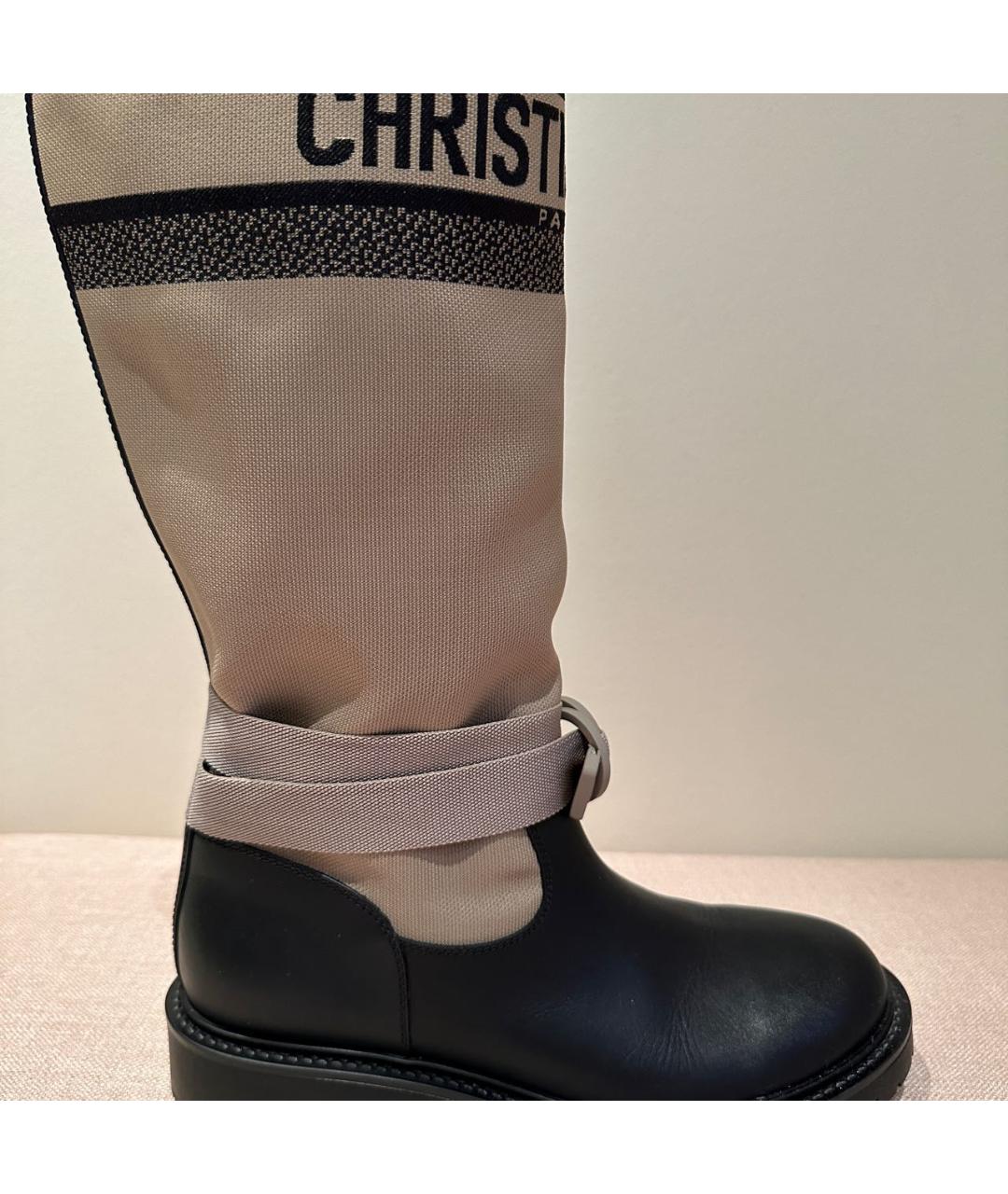 CHRISTIAN DIOR PRE-OWNED Мульти кожаные сапоги, фото 8