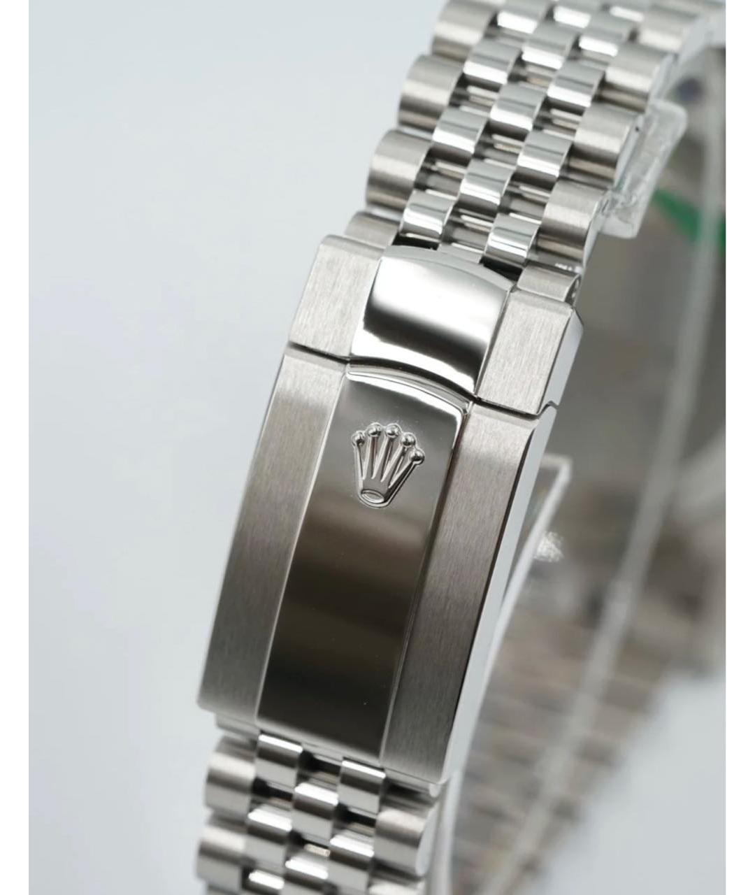 ROLEX Зеленые часы из белого золота, фото 6