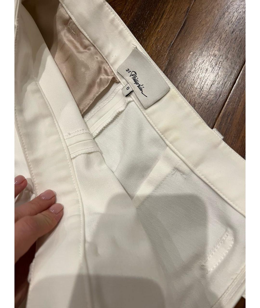 3.1 PHILLIP LIM Белые брюки узкие, фото 3