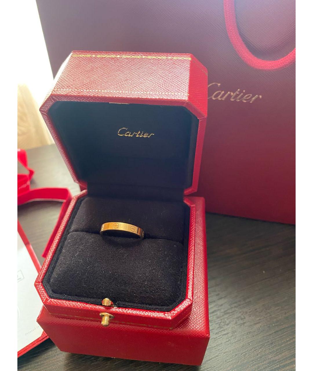 CARTIER Желтое кольцо из желтого золота, фото 5