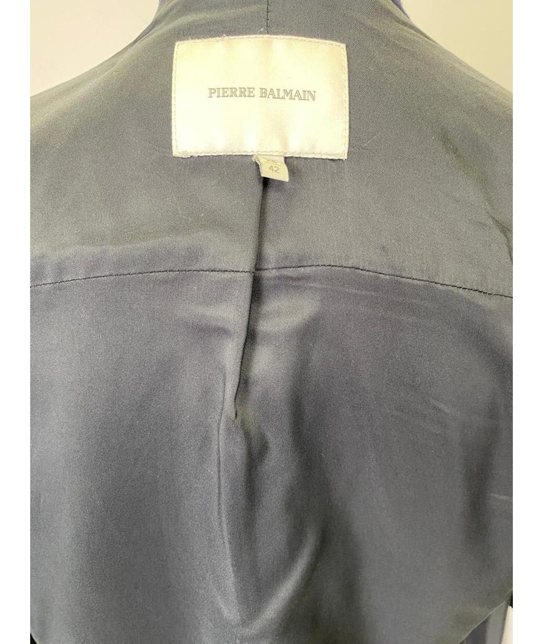 PIERRE BALMAIN Темно-синий жакет/пиджак, фото 4