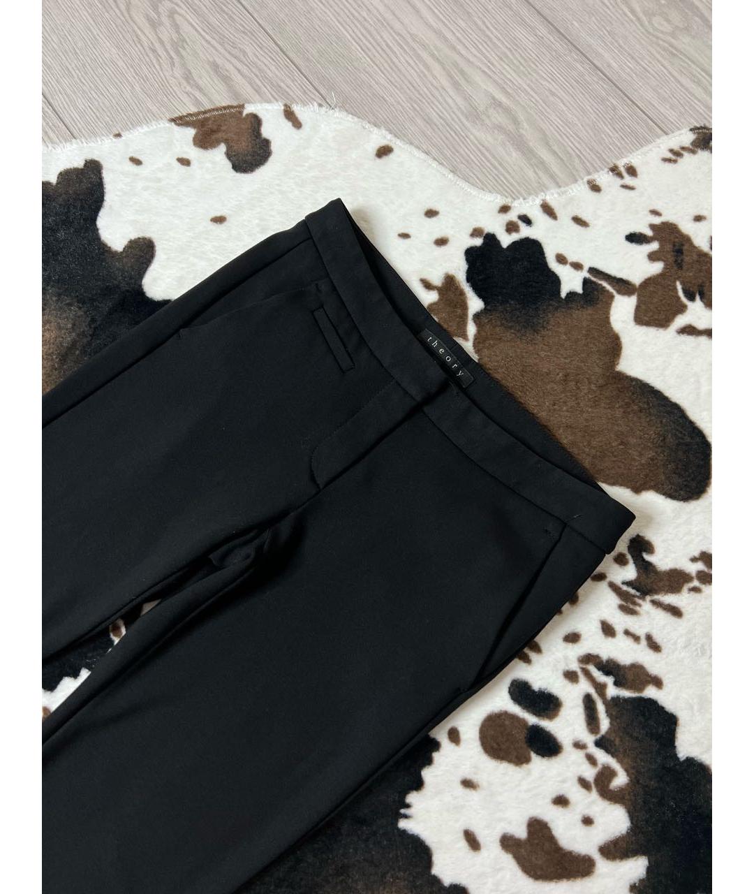 THEORY Черные брюки узкие, фото 2