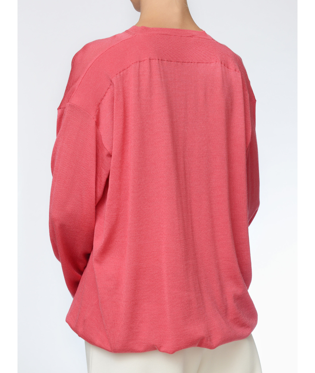 STELLA MCCARTNEY Розовый шерстяной джемпер / свитер, фото 4