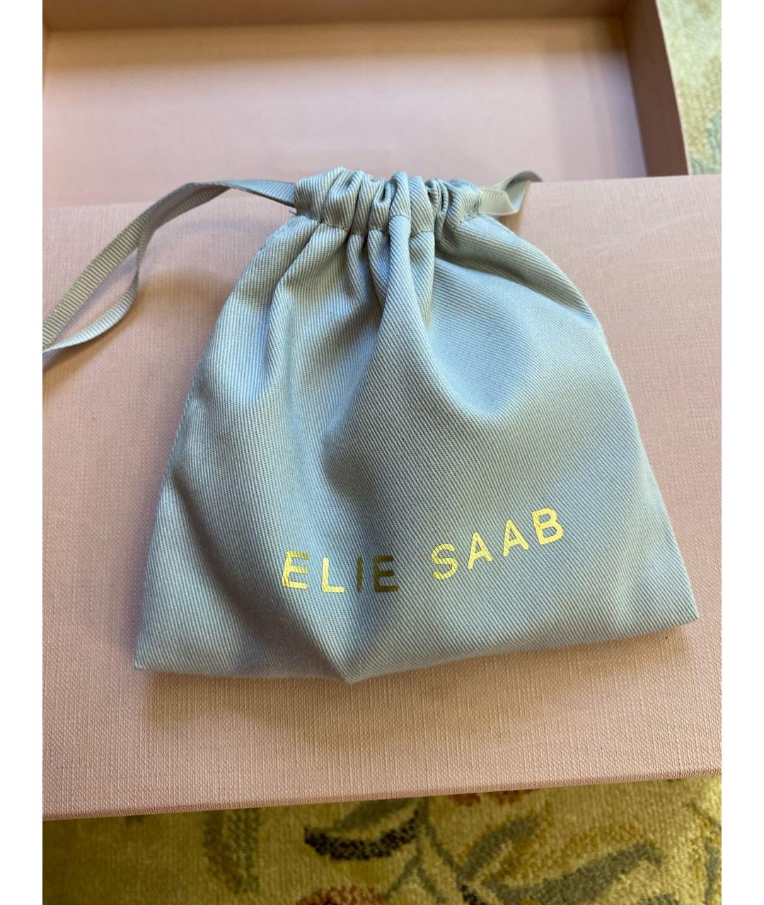 ELIE SAAB Черный кожаный ремень, фото 5