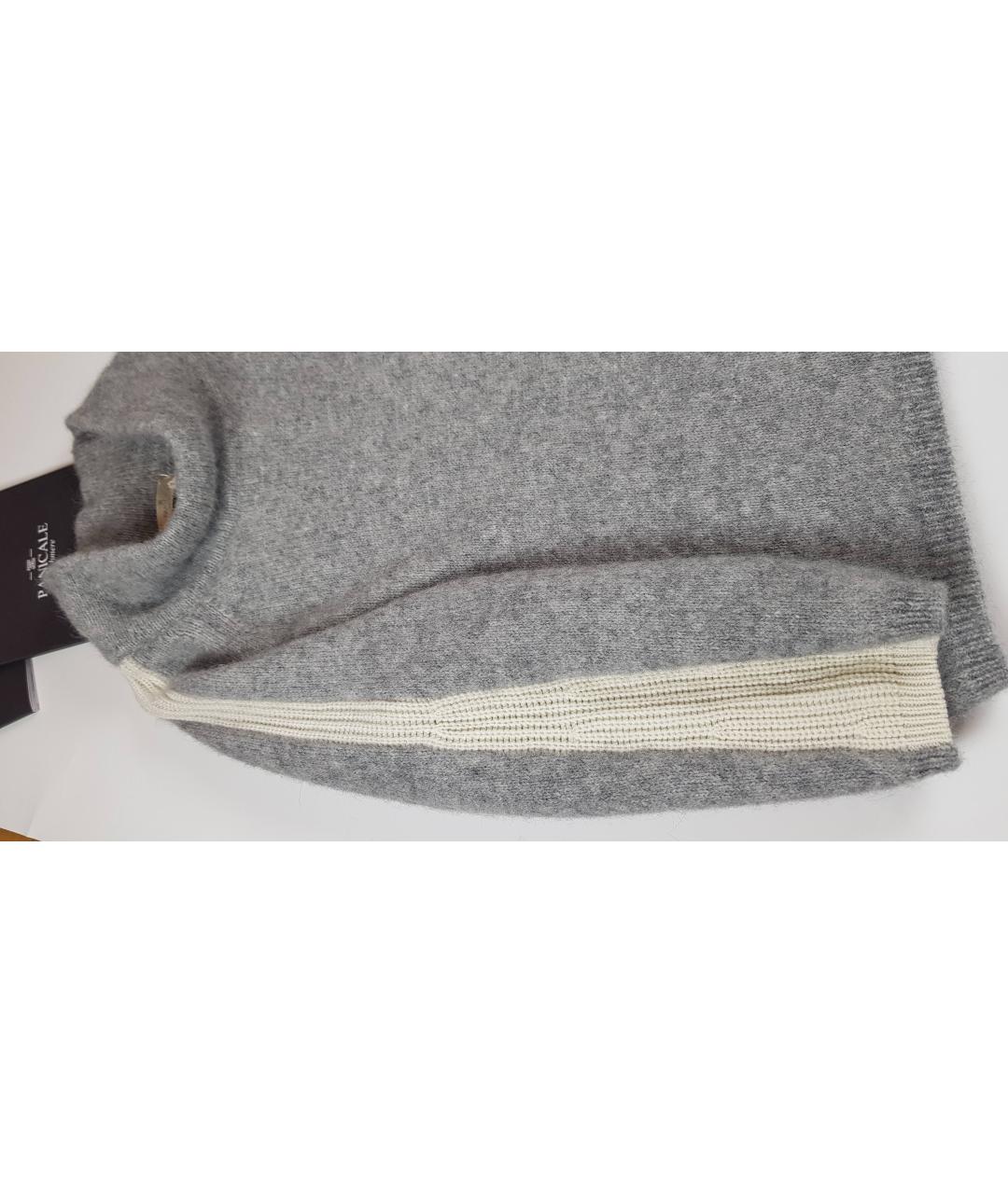 PANICALE Серый шерстяной джемпер / свитер, фото 2