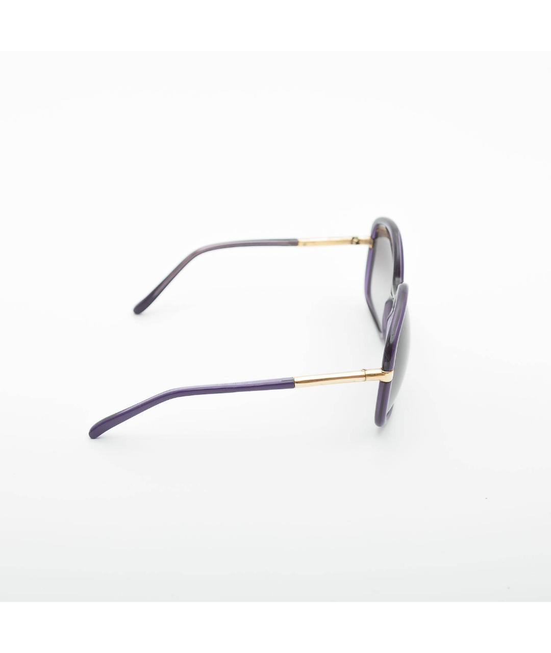 MARNI Фиолетовые пластиковые солнцезащитные очки, фото 3