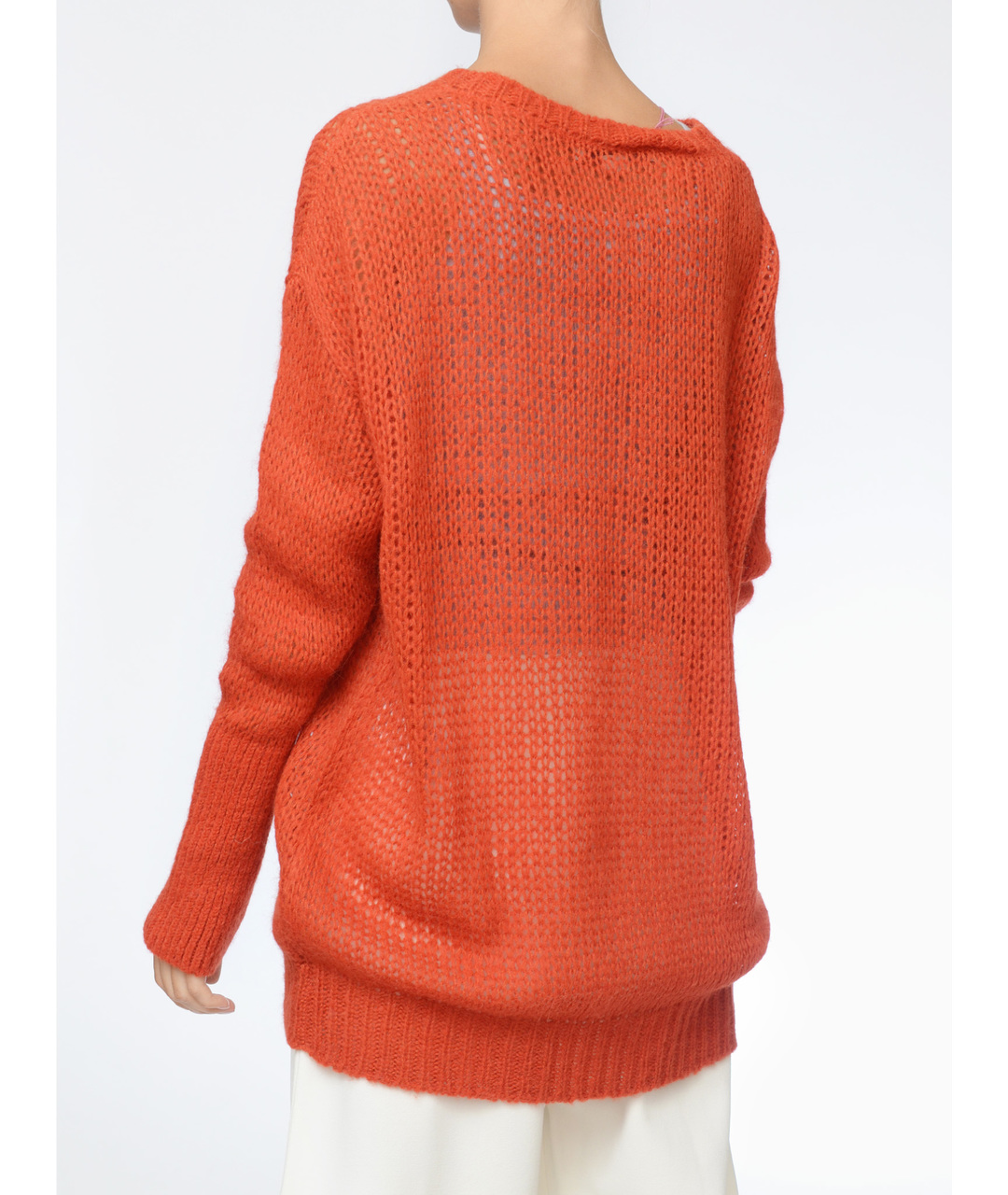 STELLA MCCARTNEY Оранжевый шерстяной джемпер / свитер, фото 3