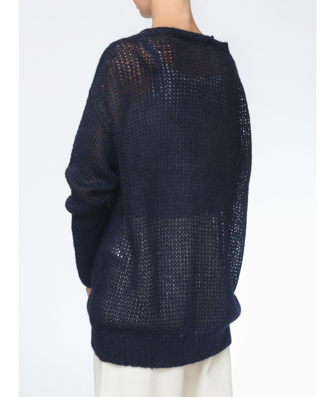 STELLA MCCARTNEY Темно-синий шерстяной джемпер / свитер, фото 3