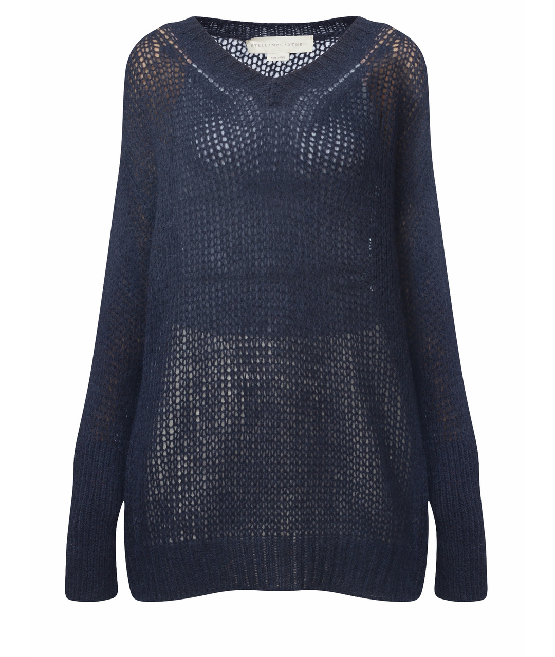 STELLA MCCARTNEY Темно-синий шерстяной джемпер / свитер, фото 1