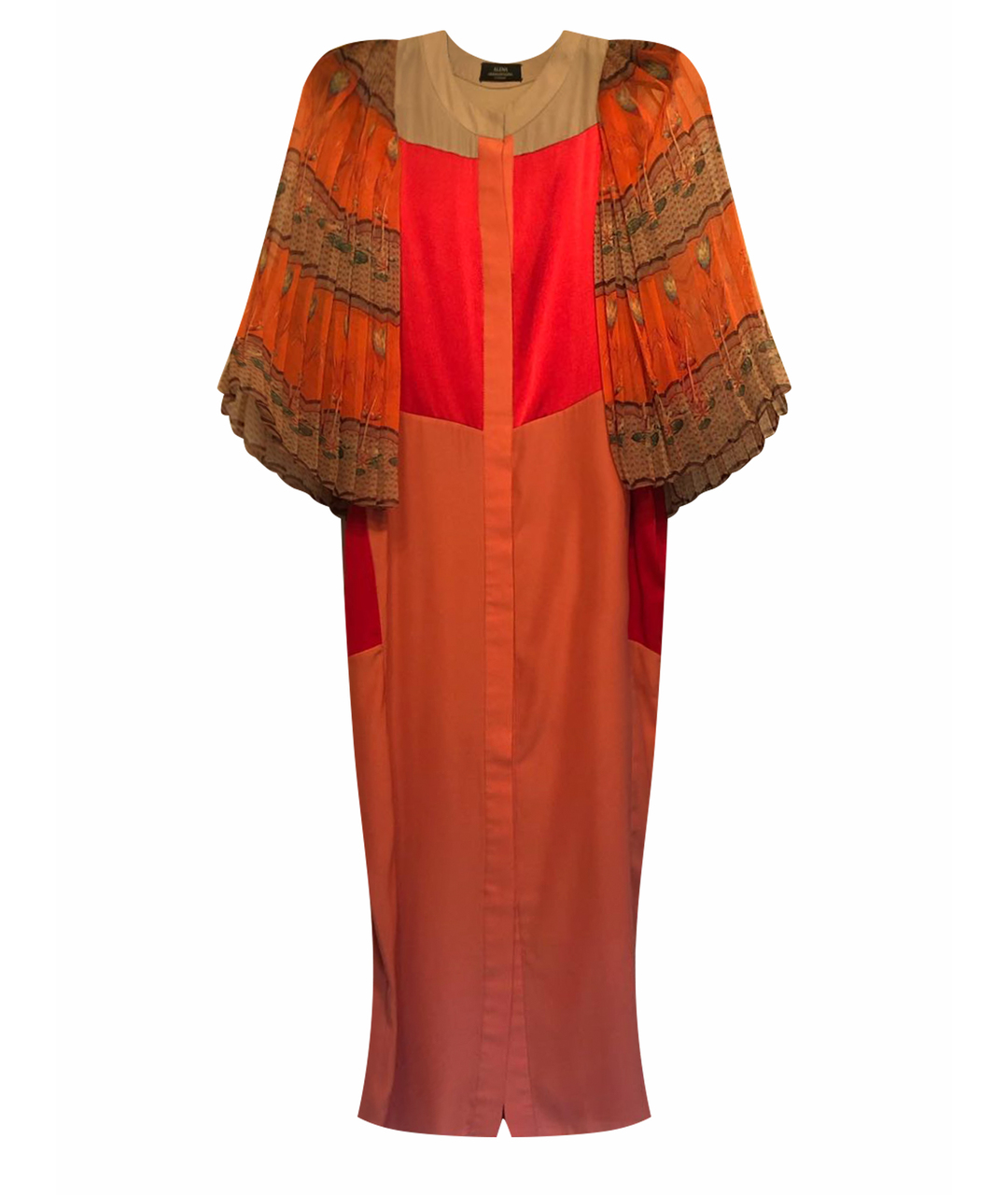 ALENA AKHMADULLINA Мульти шелковое повседневное платье, фото 1