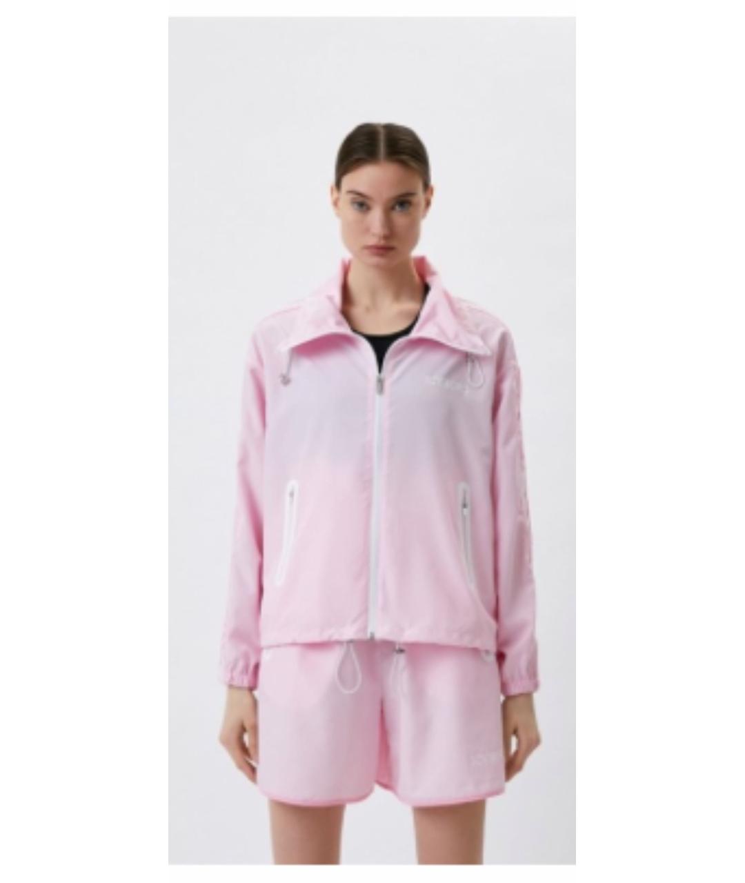 ICEBERG Розовая полиэстеровая спортивная куртка, фото 5