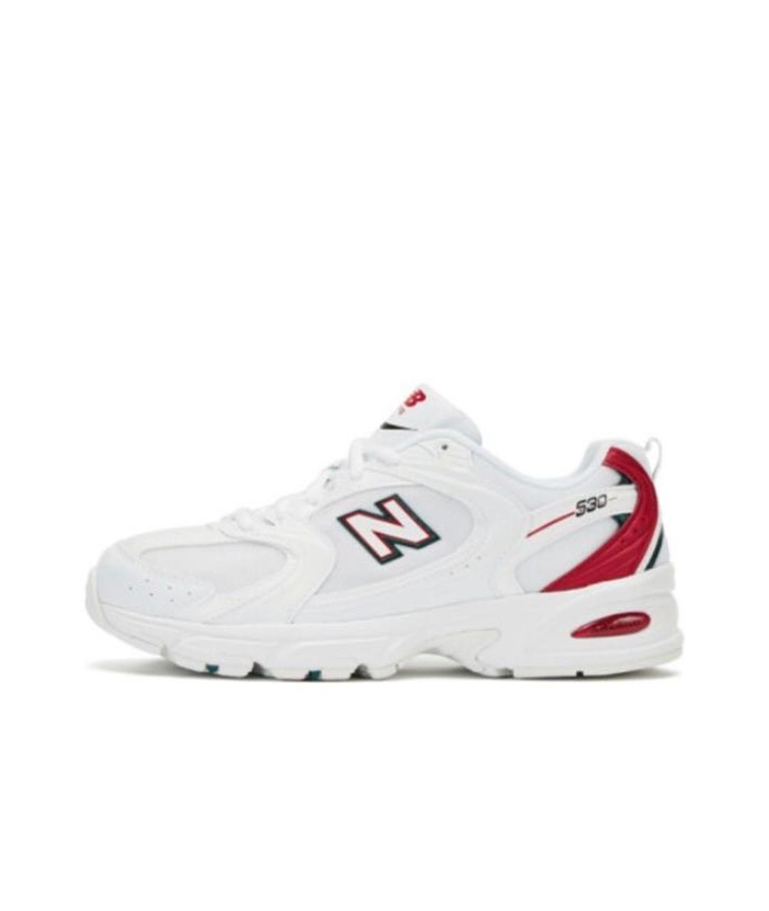 NEW BALANCE Белые кожаные кроссовки, фото 5