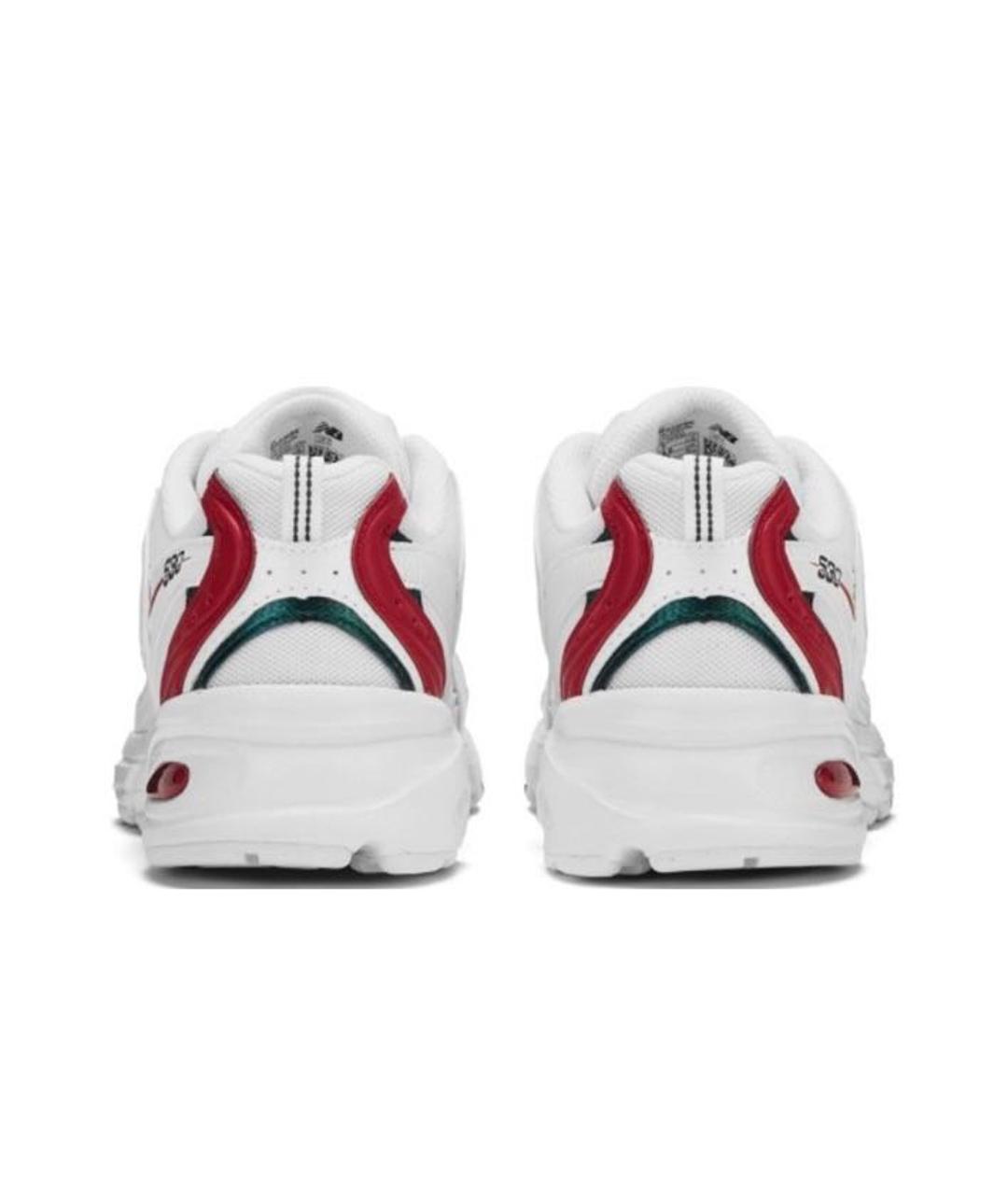 NEW BALANCE Белые кожаные кроссовки, фото 4