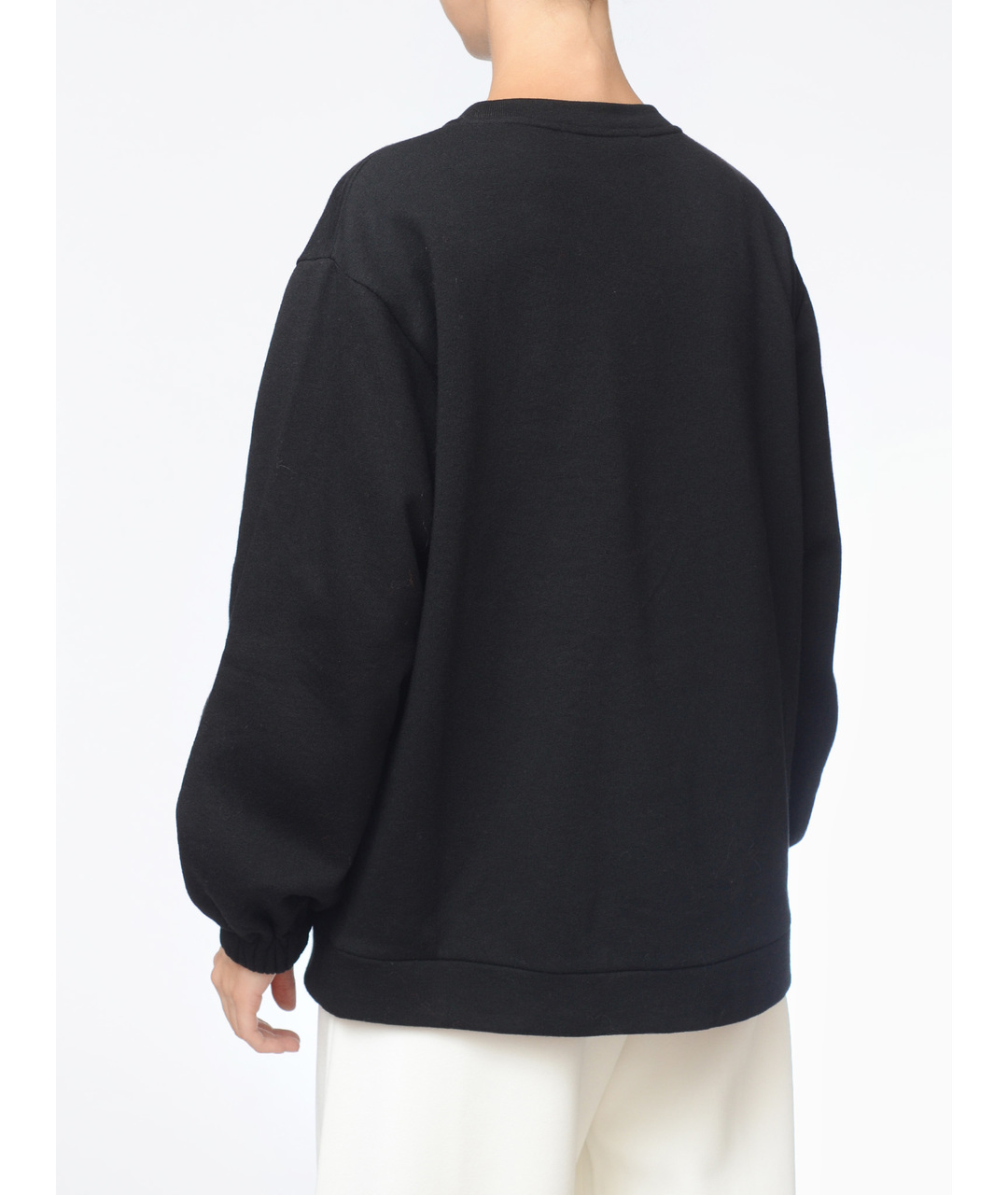 STELLA MCCARTNEY Черный хлопковый джемпер / свитер, фото 3