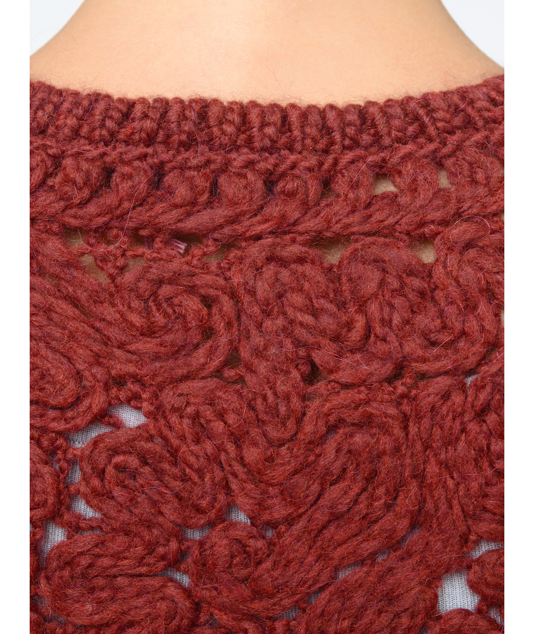 STELLA MCCARTNEY Бордовый шерстяной джемпер / свитер, фото 4