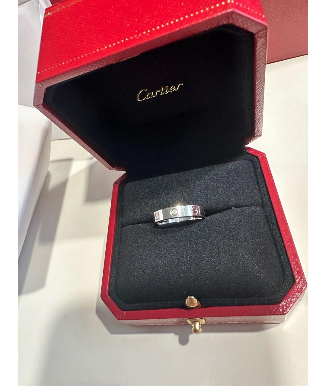 CARTIER Белое кольцо из белого золота, фото 2