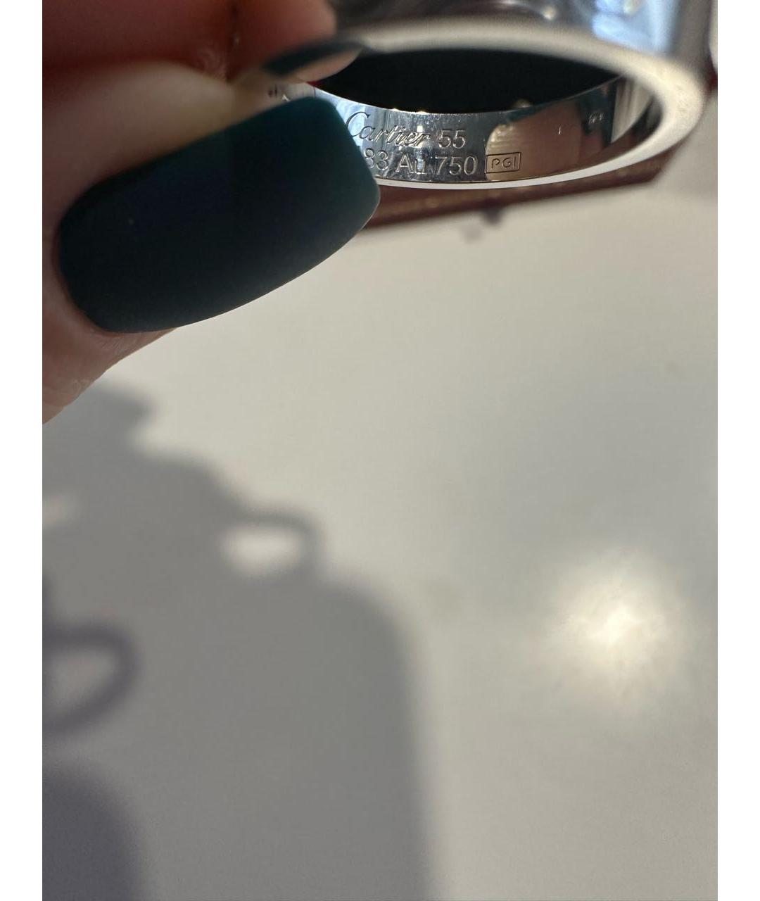 CARTIER Белое кольцо из белого золота, фото 5